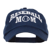 Baseball Mom Embroidered Low Profile Cap