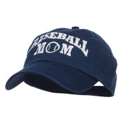 Baseball Mom Embroidered Low Profile Cap