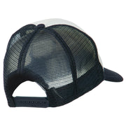 Back Off Embroidered Foam Mesh Cap