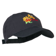 Maryland Black-Eyed Susan Flower Embroidered Cap