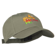 Maryland Black-Eyed Susan Flower Embroidered Cap