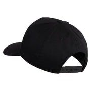 6th Marine Division Patched Solid Cotton Twill Pro Style Cap - Black OSFM