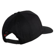 6th Marine Division Patched Solid Cotton Twill Pro Style Cap - Black OSFM