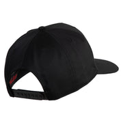 Desert Storm Iraqi Freedom Veteran Patched Solid Cotton Twill 5 Panel Prostyle Snap Cap - Black OSFM