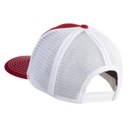 Old English White F Patched Cotton Deluxe Trucker Ball Cap - Cardinal White OSFM