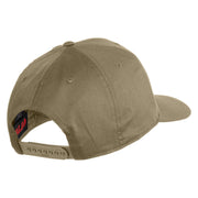 Submarine Service Veteran Patched Solid Cotton Twill Pro Style Cap - Khaki OSFM