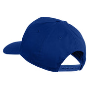 6th Marine Division Patched Solid Cotton Twill Pro Style Cap - Royal OSFM