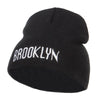 Brooklyn Embroidered Short Beanie