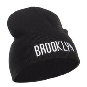 Brooklyn Embroidered Short Beanie