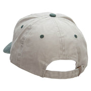 Ace of Spades Embroidered Pigment Dyed Wash Cap - Beige-Green OSFM