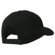 Boston Embroidered Solid Cotton Twill Cap