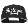 Bestman Bow Tie Embroidered Cotton Snapback