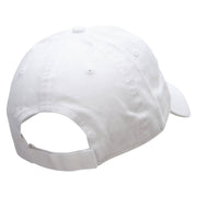 Be Kind Embroidered Garment Washed Cotton Twill Cap - White OSFM