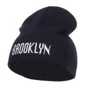 Brooklyn Embroidered Short Beanie