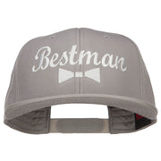 Bestman Bow Tie Embroidered Cotton Snapback