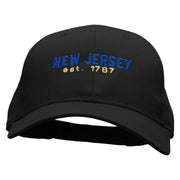 New Jersey Year Established Embroidered Low Profile Cap - Black OSFM