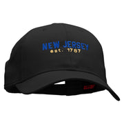 New Jersey Year Established Embroidered Low Profile Cap - Black OSFM