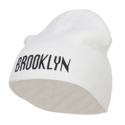 Brooklyn Embroidered Short Beanie