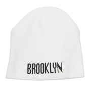 Brooklyn Embroidered Short Beanie