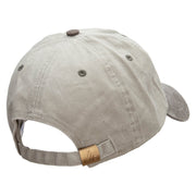 Ace of Spades Embroidered Pigment Dyed Wash Cap - Beige-Brown OSFM