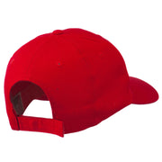 Boston Embroidered Solid Cotton Twill Cap