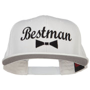 Bestman Bow Tie Embroidered Cotton Snapback