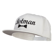 Bestman Bow Tie Embroidered Cotton Snapback