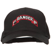 US Army 1st Ranger Bn Embroidered Solid Cotton Pro Style Cap