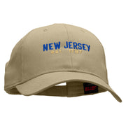 New Jersey Year Established Embroidered Low Profile Cap - Khaki OSFM