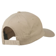 Boston Embroidered Solid Cotton Twill Cap