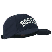 Boston Embroidered Solid Cotton Twill Cap