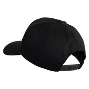 2nd Marine Division Patched Solid Cotton Twill Pro Style Cap - Black OSFM