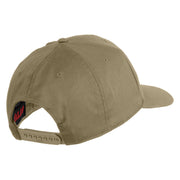 2nd Marine Division Patched Solid Cotton Twill Pro Style Cap - Khaki OSFM
