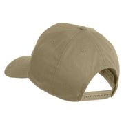 Desert Storm Veteran Patched Solid Cotton Twill 5 Panel Prostyle Snap Cap - Khaki OSFM
