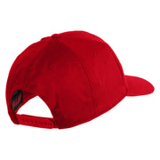 2nd Marine Division Patched Solid Cotton Twill Pro Style Cap - Red OSFM