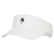 Border Collie Embroidered Pro Style Cotton Washed Visor