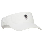 Border Collie Embroidered Pro Style Cotton Washed Visor