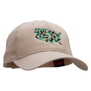 United Military Embroidered Low Profile Cap