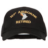 101st Airborne Retired Embroidered Solid Cotton Pro Style Cap