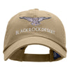 Black Rock Owl Embroidered Cotton Twill Cap