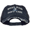 Boat Hair Don't Care Embroidered Cotton Mesh Cap