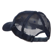 Boat Hair Don't Care Embroidered Cotton Mesh Cap