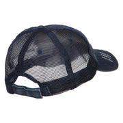 Boat Hair Don't Care Embroidered Cotton Mesh Cap