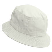 Medical Kit Embroidered Pigment Dyed Bucket Hat - White OSFM