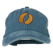 Bison Hoof Mascot Embroidered Washed Dyed Cap