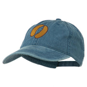 Bison Hoof Mascot Embroidered Washed Dyed Cap