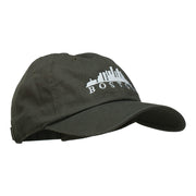 Boston Skyline Embroidered Washed Cap