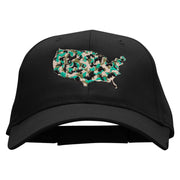 United Military Embroidered Low Profile Cap