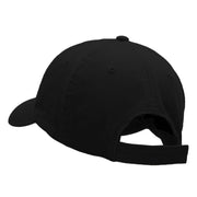 Black Rock Owl Embroidered Cotton Twill Cap