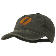 Bison Hoof Mascot Embroidered Washed Dyed Cap